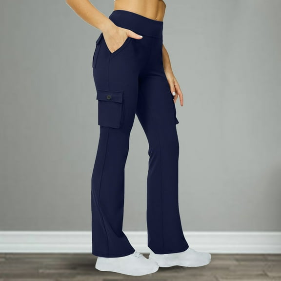 Womens Trousers Casual Pants for Women Navy Pants Women Comfy Work Pants Women High Waisted Pants Fall Pants for Women 2025