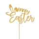 thumbnail image 2 of CaiYueKe Easter Party Cake Topper Decorations Alphabet Number Gold Scallion Paper Flag Inserts for Dessert Cupcake Holiday Celebration Supplies Decorative Flags, 2 of 7