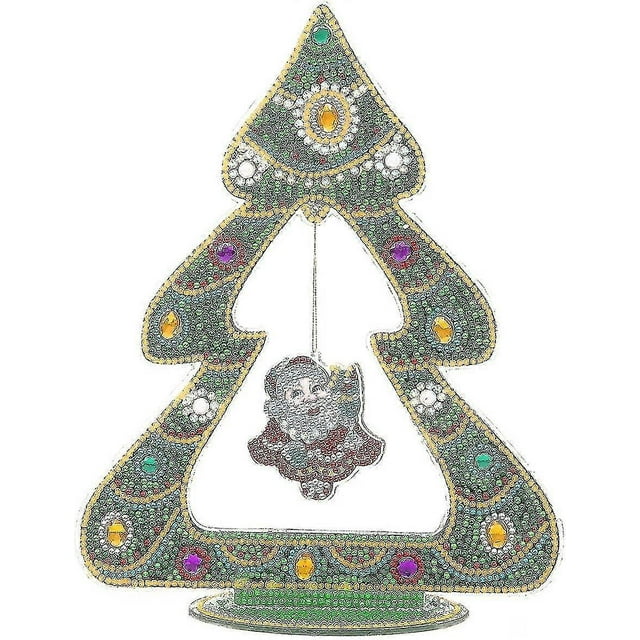 Christmas Tree Double -sided Diamond Painting Figures, Christmas Decoration Craftsstyle 4 Bd