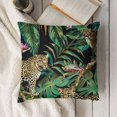 thumbnail image 3 of Animal Print Leopard Pillow Cover  Tropical Safari Decorative Pillow Covers Cushion Cover Home Decor Pillowcase fo, 3 of 5