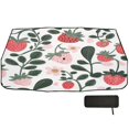 thumbnail image 2 of Qxltty A Seamless Pattern with Cute Strawberries Car Windshield Sunshade Umbrella Quality Black Rubberized Fabric Can Effectively Block UV Rays Heat, 2 of 8