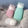 thumbnail image 4 of Botellas de viaje de silicona rellenables vacías, dispensador de champú, Cosméticos líquidos, contenedores exprimibles, 30 ml, 60 ml, 90ml, 4 of 4