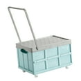 thumbnail image 3 of Contenedor de almacenamiento Shamjiam caja de Camping plegable azul con rueda, 3 of 9