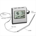 thumbnail image 3 of Termómetro Digital para Carne con Sonda para Cocinar, Pantalla LCD, Medidor Electrónico de Temperatura para Alimentos para Parrilla, Uso en Cocina, 3 of 5