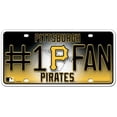 thumbnail image 1 of Pittsburgh Pirates License Plate - #1 Fan, 1 of 1