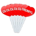 thumbnail image 1 of Cherryl Heart Love Cupcake Picks Toppers - Set of 6, 1 of 1