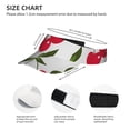 thumbnail image 3 of Gaeub Cherry Printed Sport Sun Visor Hats ,Adjustable Empty Top Sunscreen Visor Cap for Women and Men, 3 of 7