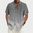 thumbnail image 6 of Summer Shirt For Men Hawaii Shirts Oversized Short-sleeved Tops Men's Camisas Masculinos Original Spring New Fashion Clothing Xl, 6 of 6