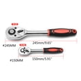 thumbnail image 5 of 24-Tooth Reversible Ratchet Drive Socket Wrench Quick Release Ratchet Handle, 5 of 11
