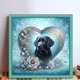 thumbnail image 2 of Hilo Algodón Ecológico Bordado Punto Cruz Labrador Impreso 11CT 45x45cm, 2 of 9