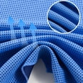 thumbnail image 4 of Outdoor Sports Hooded Cape for Men - Quick Dry Sun Protection Poncho, Breathable Mesh UV Shield Cloak, Multipurpose Absorbent Towel Cape for Hiking, Camping, Fishing, and Running Dark Blue one size, 4 of 5