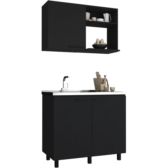 Stainless Steel Countertop Kitchen Set / In Modern Kitchens / Adds Sleek Touch