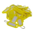 thumbnail image 1 of 50 Unids Etiqueta de Llaves con Tarjetas Blancas de Escritura Tarjetas de Identificación para Equipaje Mascotas - amarillo Sunnimix Etiquetas para llaveros, 1 of 8