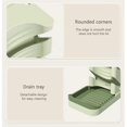 thumbnail image 1 of Pot Lid Organizer For Cabinet 3-Tier Multi-functional Pot Cover Green, 1 of 5