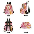 thumbnail image 4 of FORMRS Mini Backpack Purse for Women Travel Daypack Casual Shoulder Bag, Swirling Lines, 4 of 7