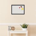 thumbnail image 3 of PinPix 20x14 Custom Cork Bulletin Board Diamond Modern Pattern Grey Poster Board Has a Fabric Style Canvas Finish, Framed in Diamond Modern Pattern Grey, by ArtToFrames (PinPix-1802), 3 of 5