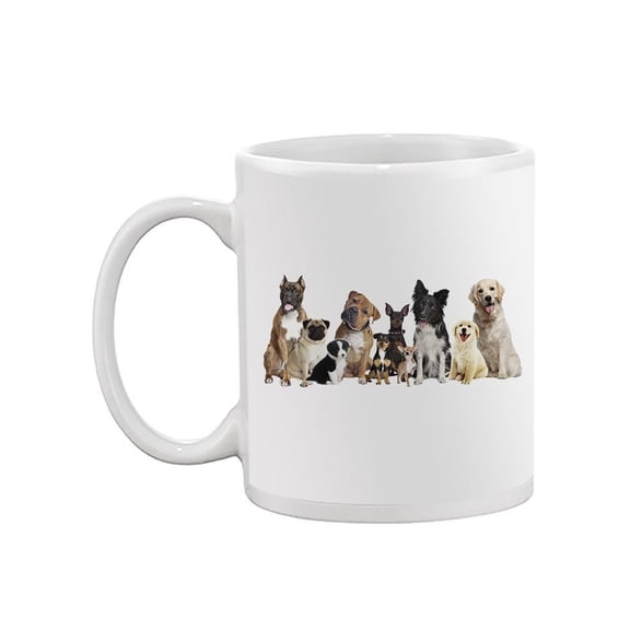Sitting Dogs Mug - SPIdeals Designs,