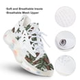thumbnail image 3 of Christmas Pine Cones Green Walking Shoes for Men Woman Lightweight Tennis Fashion Elastic Sports Shoes Cushion Basketball Shoes, 3 of 7