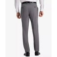 thumbnail image 4 of Kenneth Cole Reaction MEDIUM GREY Men's Modern-Fit Micro-Check Pants, US 34x29, 4 of 4