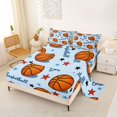 thumbnail image 2 of Erosebridal Girls Sport Basketball Bed Sheets 4pcs,Ball Gamer King Sheets for Kids Teens,Breathable Home Decor, 2 of 5