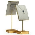 thumbnail image 4 of Xuanheng Jewelry Display Stand Freestanding Stable with Metal Base Organizer for Necklace Gray, 4 of 8