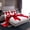 White Red 01, variant on Feelyou Leopard Print Bow-tie Twin Sheet Sets, Cheetah Wildlife Bedding, 3-Piece