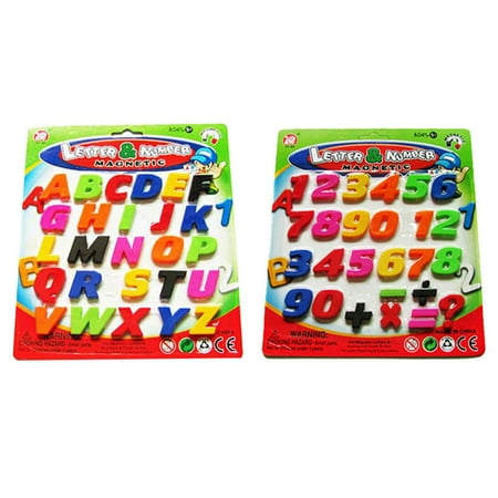 

Numbers Fridge Magnets Alphabet Refrigerator Magnet Magnetic Letters and Numbers Toys (Capital Letters Type + Numbers Type)