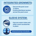 thumbnail image 3 of Swimline Hydrotools Super Guard Winter Cover for 30 x 50 Ft Above Ground Pools, 3 of 7