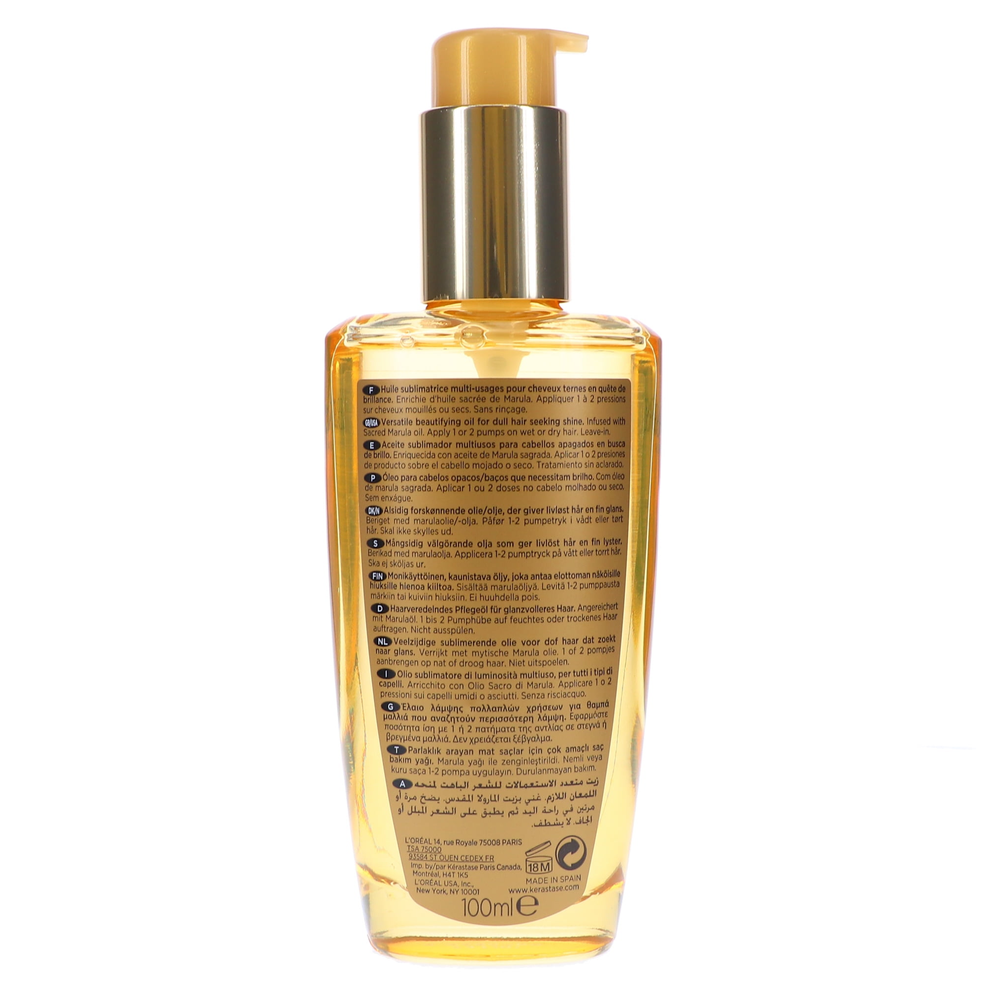 Kerastase Elixir Ultime L'huile Original Beautifying Hair Oil 3.4