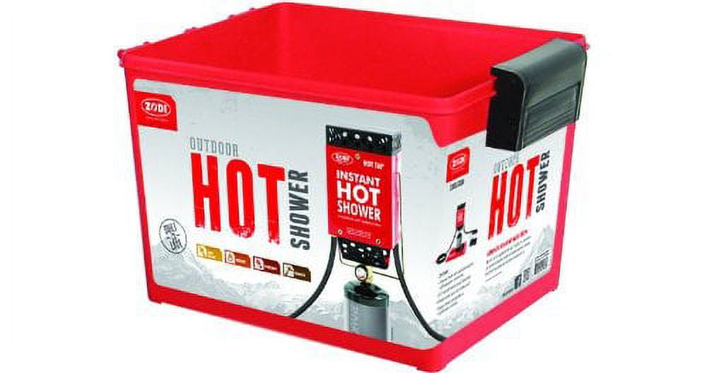 Zodi Portable Battery Powered Camping Hot Tap Single Burner Instant Hot  Shower - Walmart.com