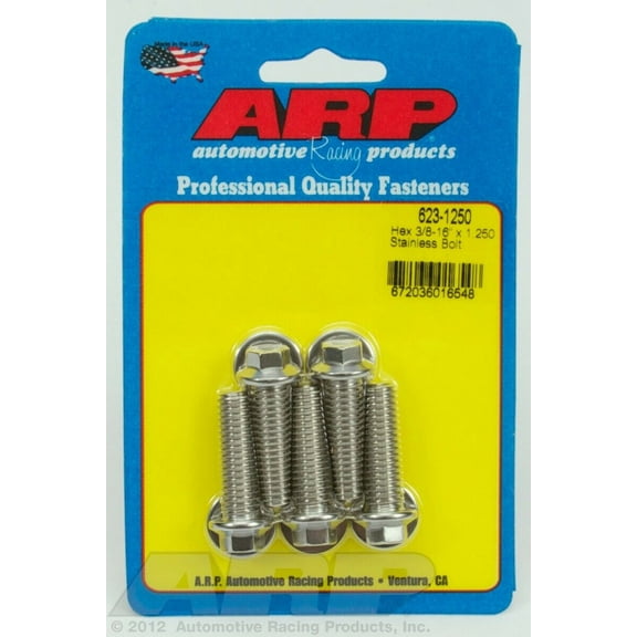 ARP INC. 623-1250 3/8-16 X 1.250 HEX SS BOLTS