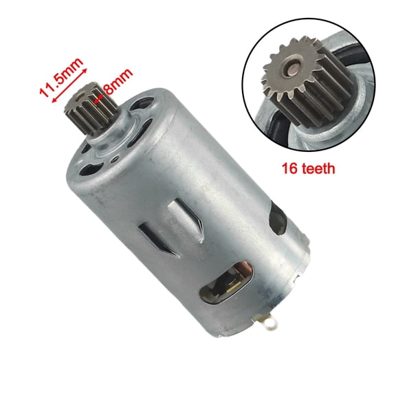 RANMEI 1Pc Rs550 Motor 16 Teeth 16.8V 25V 2300-3000R/Min For Cordless Charge Drill Screwdriver Power Tool Accessories Replacmeent