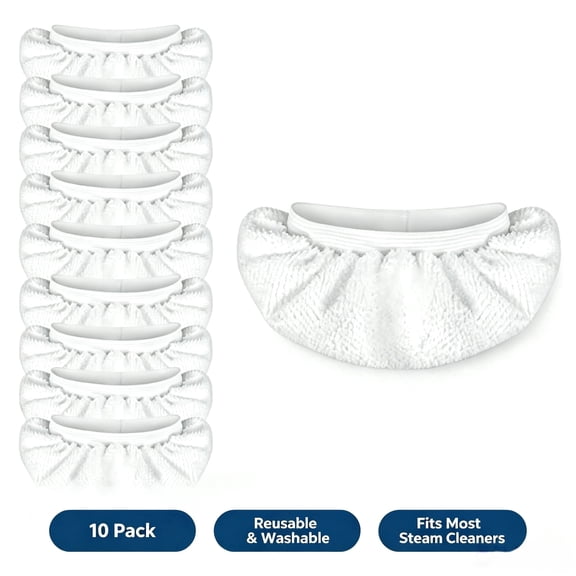 10-Pack Microfiber Steam Cleaner Cloths for Bissell, PurSteam, Wagner