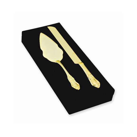FB Jewels Gold-Plated Knife And Server Set