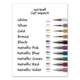 thumbnail image 6 of Impact Bold Gel Pen, Stick, Bold 1 Mm, Assorted Marvelous Metallics Ink And Barrel Colors, 3/pack | Bundle of 10 Sets, 6 of 8