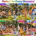 thumbnail image 5 of JoyStone Bubble Machine with LED Lights, 360° Auto Rotation & 45° Adjustable Angle, Automatic Bubble Blower for Kids Toddlers, Outdoor Party, Birthday, Wedding Gifts, 5 of 8