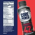 thumbnail image 5 of Core Power Elite High Protein Strawberry Protein Shake, Single Serve, 14 fl oz, Bottle, 5 of 11