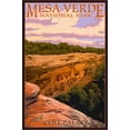 thumbnail image 2 of Art.com Mesa Verde National Park, Colorado - Cliff Palace at Sunset Stretched Canvas Print Wall Art by Lantern Press, 16" x 24", 2 of 4