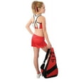 thumbnail image 2 of Pizzazz 6300 -BLKHPK-YL 6300 Youth Fusion Mesh Short, Black with Hot Pink - Large, 2 of 4