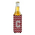 thumbnail image 2 of Carolines Treasures CJ1043-CMUK Letter C Chevron Crimson and Grey   Ultra Beverage Insulators for slim cans  Slim Can, 2 of 2