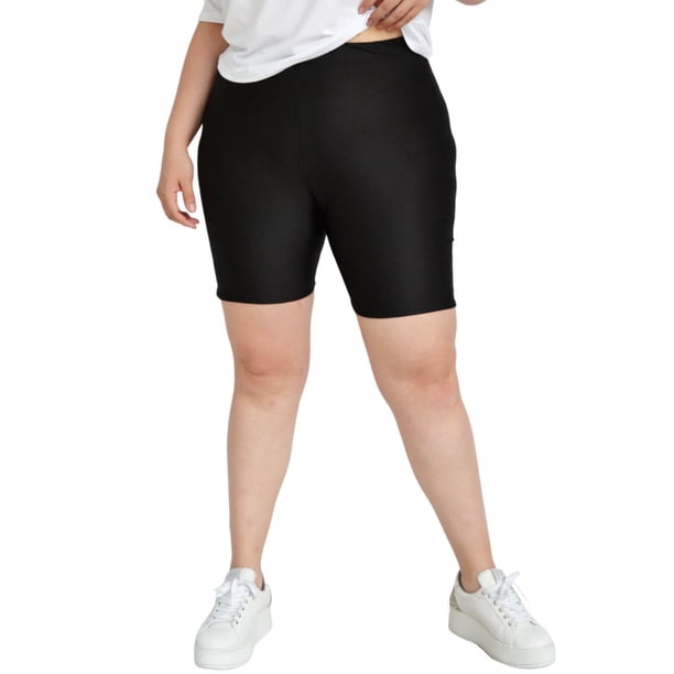 Short tipo Biker Roman Fashion/ Tallas extras, 7047 (Negro) negro 36 Roman Fashion SH-GR-7047-NEGRO