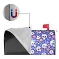 thumbnail image 2 of Yiaed flower Skull cartoon Print Mailbox Covers, Magnetic Mailbox Cover, Mail Box Covers for Garden Outdoor Decor Box Covers-25.5x21 in, 2 of 8