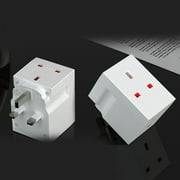 3 Way Triple Plug Adaptor - Multi Plugs Extension Sockets Adapter - UK 3 Pin