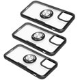 thumbnail image 4 of 3PCS Funda protectora transparente para teléfono móvil de 5,4 pulgadas con soporte para dedo para IOS 12, 4 of 8
