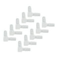 thumbnail image 3 of 10 Unidades De Espiga Para Manguera De Codo De Plástico, Espiga Para Manguera De Codo De 90 Grados, Adaptador De Empalmador De Juntas De Púas Iguales, 3 of 7
