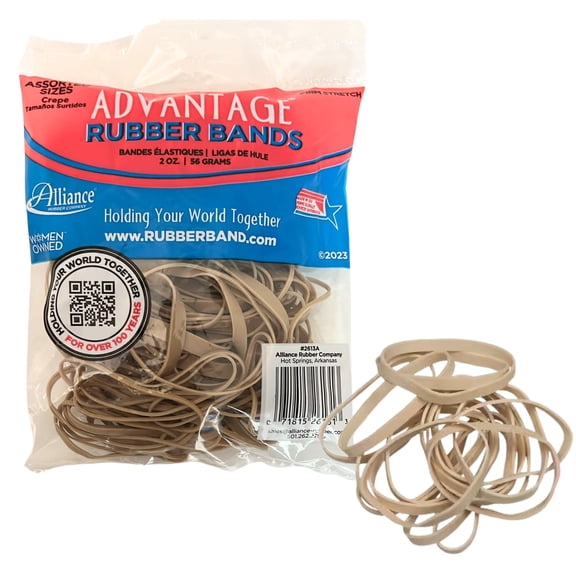 RUBBER BANDS ASST 2.0Z