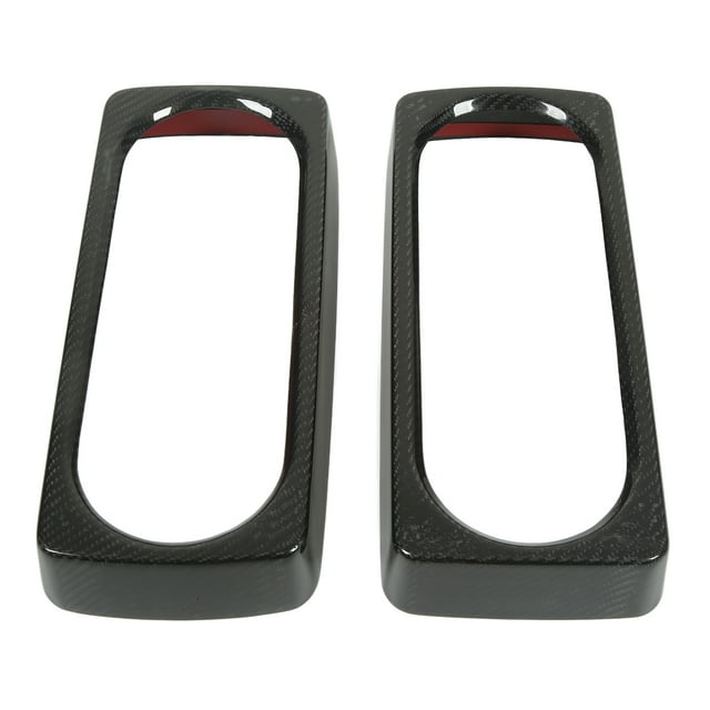 Embellecedores de biseles de luz trasera de fibra de carbono, reemplazo de decoración de lámpara trasera para Mercedes-Benz Clase G W463 G63 2013-2017