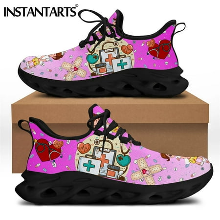 

Gradient Nurse Shoes Women Brand Design Premium Sketch Physio Medician Sneakers Non Slip Flats Female Beach Footwear