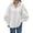 Z-White479, variant on Women Casual Shirt Puff Long Sleeve Solid Color Tunic Comfort Turndown Collar Button Down Blouse Loose Female Versatile Top