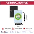 thumbnail image 2 of Vertical Button - State Seal Nevada - USA | Wearable Lapel Pin, Travel Souvenir, Collectible Display Piece, 2 of 9
